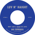 the album cover for Dee Edwards - Why Can't There Be Love / I Can Deal With That