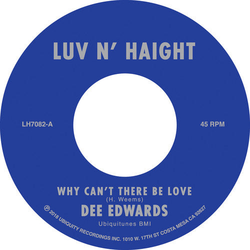 the album cover for Dee Edwards - Why Can't There Be Love / I Can Deal With That
