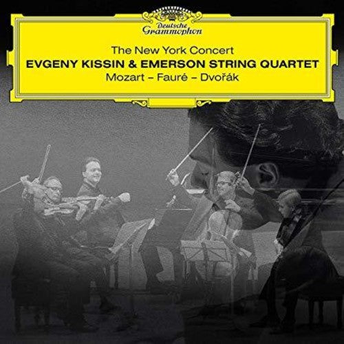 the album cover for Evgeny Kissin & Emerson String Quartet - New York Concert: Mozart - Faure - Dvorak [Digipak]