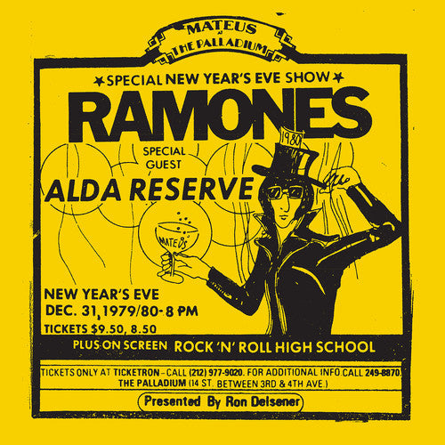 the album cover for Ramones - Live at the Palladium  [RSD 2019]