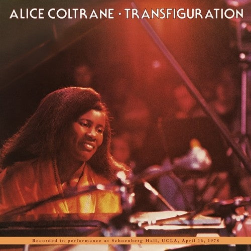 the album cover for Alice Coltrane - Transfiguration