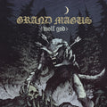 the album cover for Grand Magus - Wolf God