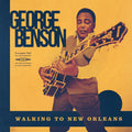 the album cover for George Benson - Walking To New Orleans