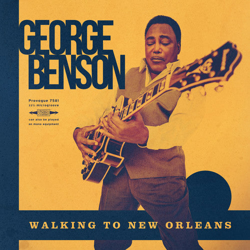 the album cover for George Benson - Walking To New Orleans