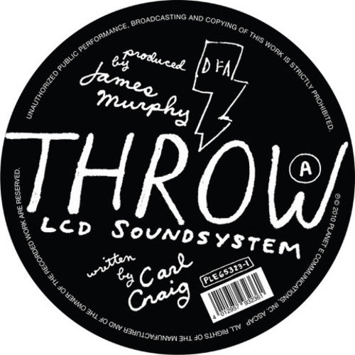 the album cover for Lcd Soundsystem / Paperclip People - Throw
