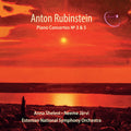 the album cover for Rubinstein / Shelest / Jarvi - Piano Concertos 3 & 5