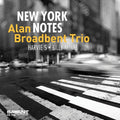 the album cover for Alan Broadbent Trio - New York Notes