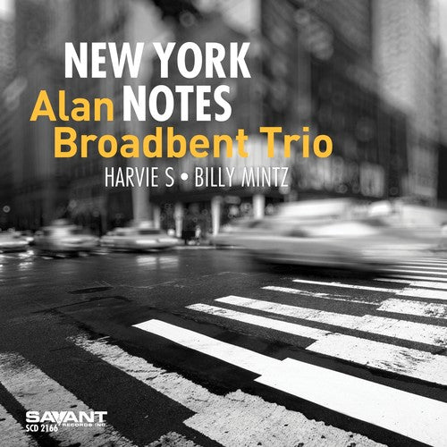 the album cover for Alan Broadbent Trio - New York Notes