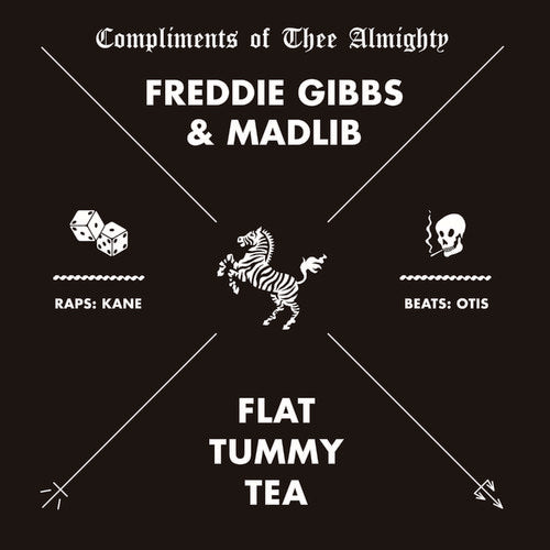the album cover for Freddie Gibbs & Madlib - Flat Tummy Tea