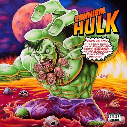 the album cover for Ill Bill & Stu Bangas - Cannibal Hulk