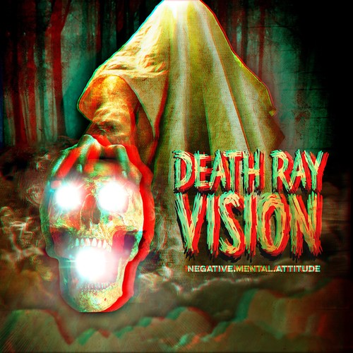 the album cover for Death Ray Vision - Negative Mental Attitude (Gol) [Limited Edition] (Red)