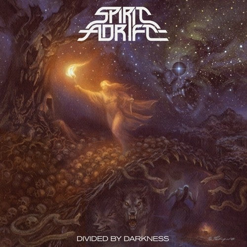 the album cover for Spirit Adrift - Divided By Darkness