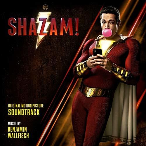 the album cover for Wallfisch, Benjamin - Shazam! (Original Motion Picture Soundtrack)
