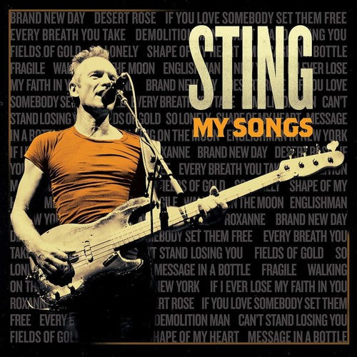 the album cover for Sting - My Songs [Deluxe]