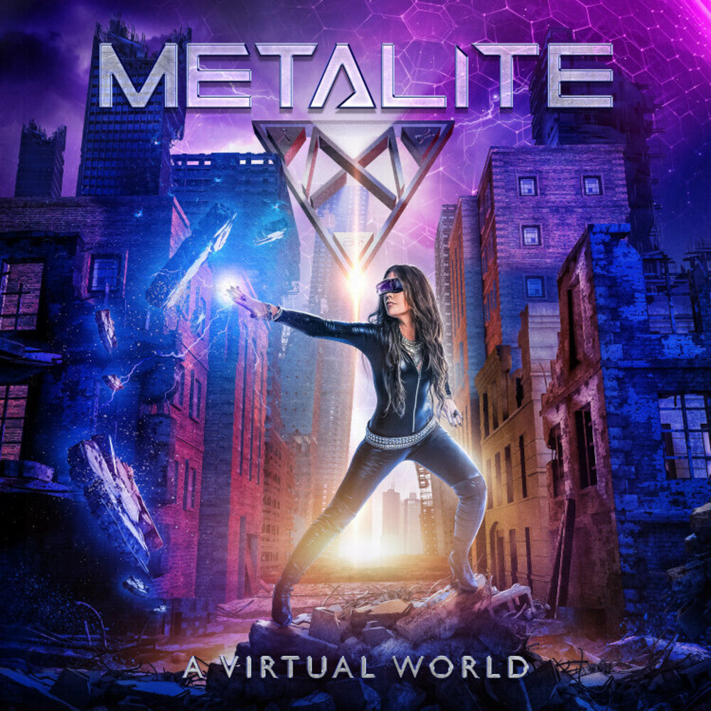 the album cover for Metalite - A Virtual World