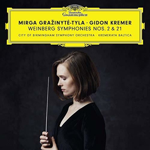 the album cover for Weinberg / Grazinyte-Tyla / Kremer / City Of Birmi - Symphonies Nos 2 & 21