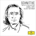the album cover for Schnittke / Hope / Botvinov - Works for Violin and Piano