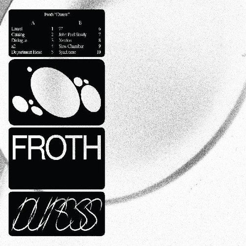 the album cover for Froth - Duress