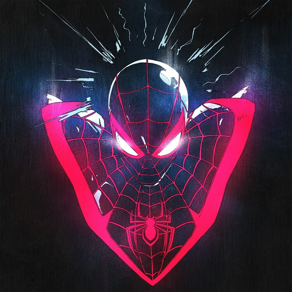 the album cover for John Paesano  (Blk) - Marvel's Spider-Man: Miles Morales