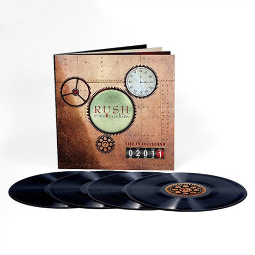 the album cover for Rush - Time Machine 2011: Live In Cleveland [LP]