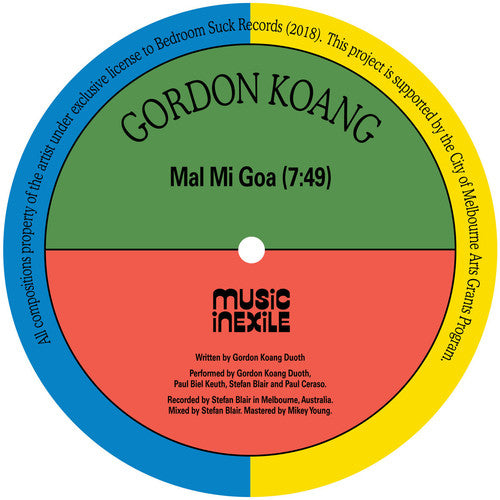 the album cover for Gordon Koang - Mal Mi Goa / Salaam [Limited Edition]