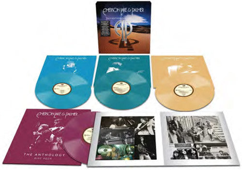 the album cover for Emerson, Lake & Palmer - The Anthology [4LP Box Set]