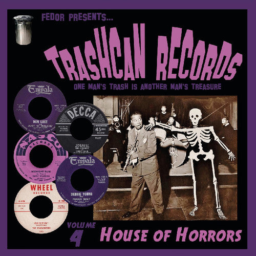 the album cover for Trashcan Records Volume 4 House Of Horrors / Var - Trashcan Records Volume 4: House of Horrors