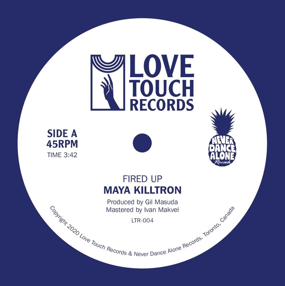 the album cover for Maya Killtron - Fired Up