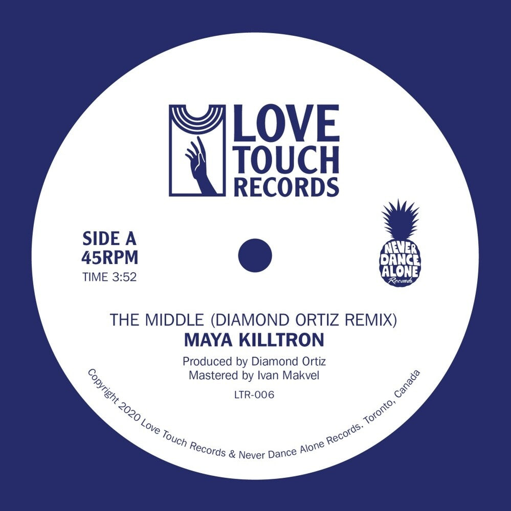 the album cover for Maya Killtron - The Middle (Diamond Ortiz Remix)