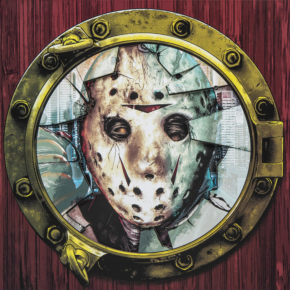 the album cover for Fred Mollin  (Blk) - Friday the 13th, Part VIII: Jason Takes Manhattan (Original Motion Picture Score)