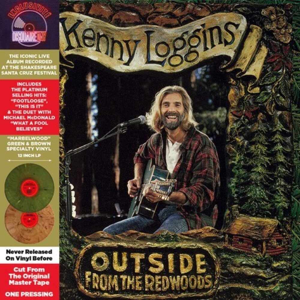 the album cover for Kenny Loggins - Outside From The Redwoods [Indie Exclusive] (Green & Brown)