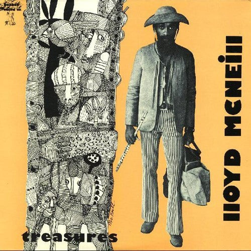 the album cover for Lloyd McNeill - Soul Jazz Records Presents Lloyd Mcneill: Treasure