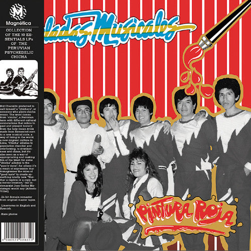 the album cover for Pintura Roja - Pinceladas Musicales