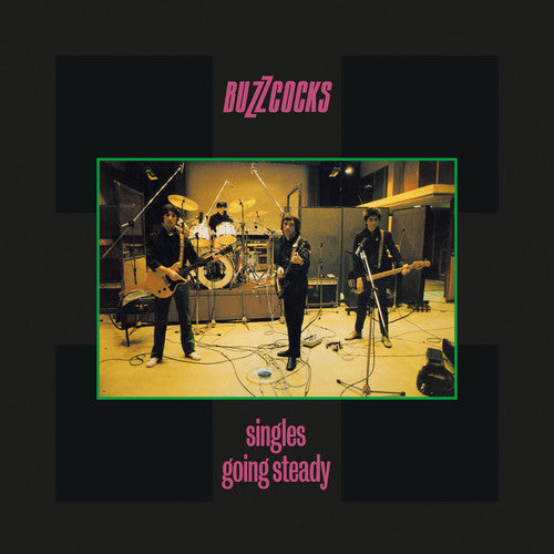 the album cover for Buzzcocks - Singles Going Steady [Indie Exclusive Limited Edition Purpleish Pink LP]