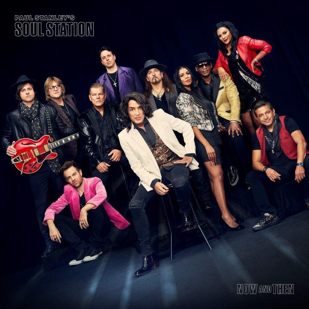 the album cover for Paul Stanley's Soul Station - Now And Then