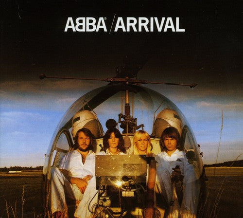 the album cover for ABBA - Arrival
