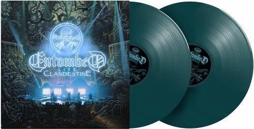 the album cover for Entombed - Clandestine - Live (Grn) (Post)