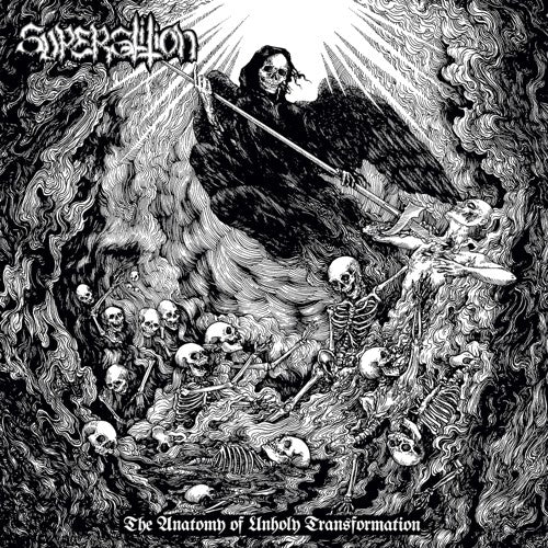 the album cover for Superstition - The Anatomy Of Unholy Transformation
