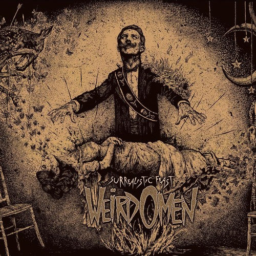 the album cover for Weird Omen - Surrealistic Feast