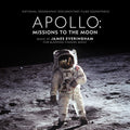 the album cover for James Everingham - Apollo: Missions To The Moon (National Geogrpahic Documentary Films Records)