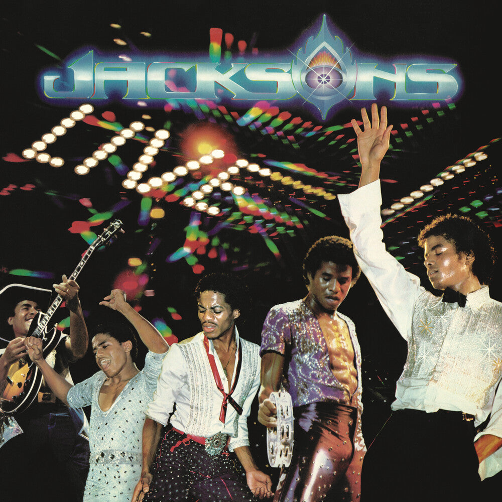 the album cover for The Jacksons - Live! [2LP]