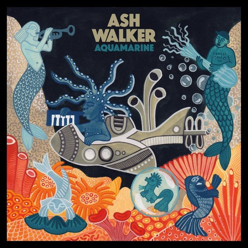 the album cover for Ash Walker - Aquamarine