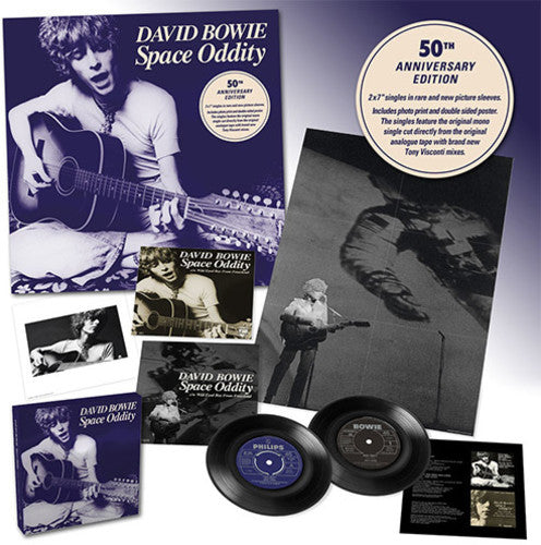 the album cover for David Bowie - Space Oddity: 50th Anniversary EP [Vinyl]