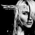 the album cover for Doro - Love Me In Black (White Vinyl )