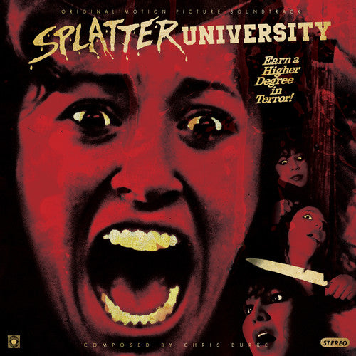 the album cover for Chris Burke - Splatter University (Original Motion Picture Soundtrack)