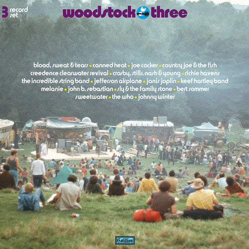 the album cover for Woodstock Three / Various Blk Ogv - Woodstock Three / Various (Blk) [180 Gram]