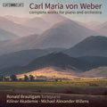 the album cover for Weber / Brautigam / Willens - Works for Piano & Orchestra