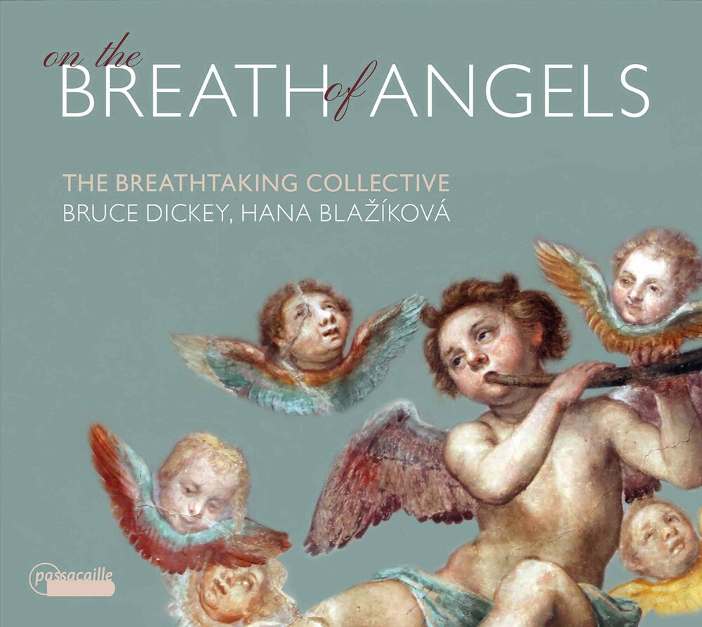 the album cover for On The Breath Of Angels / Various - On the Breath of Angels