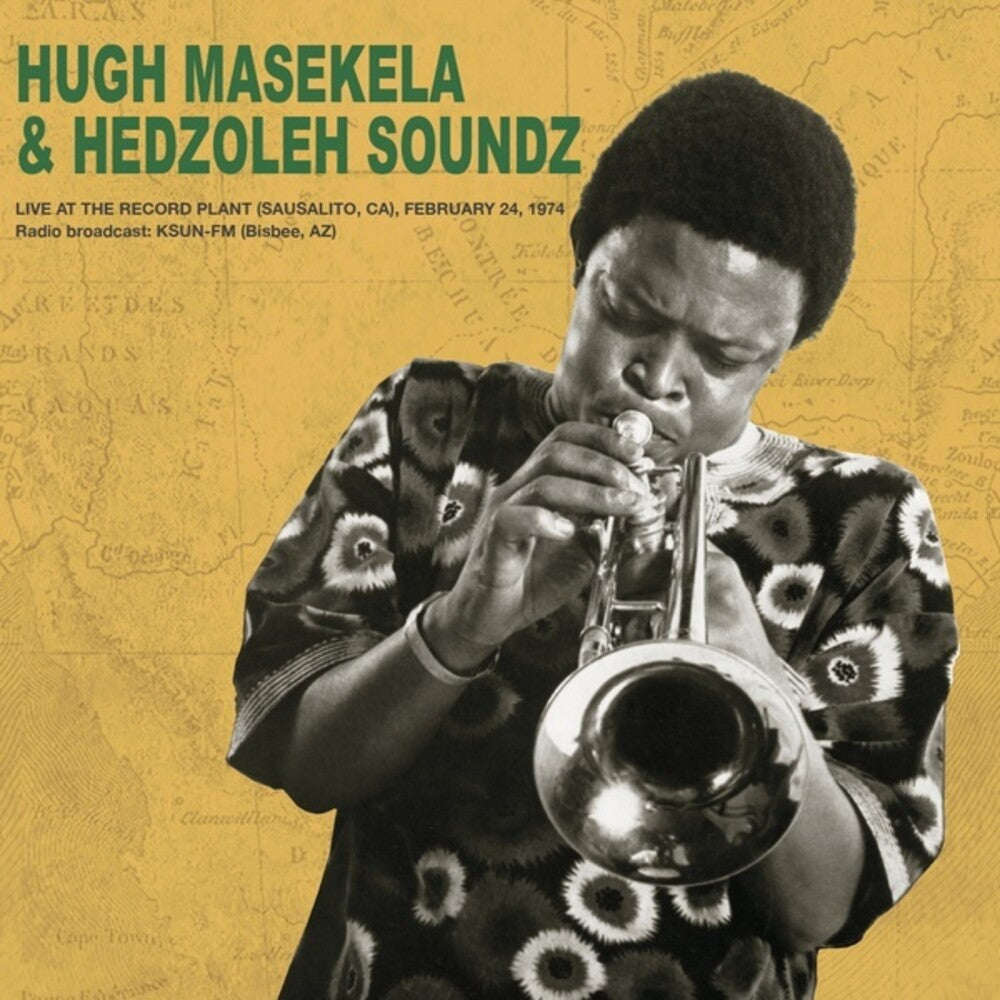 the album cover for Masekela & Hugh Hedzole - Live at the Record Plant February 24th 1974