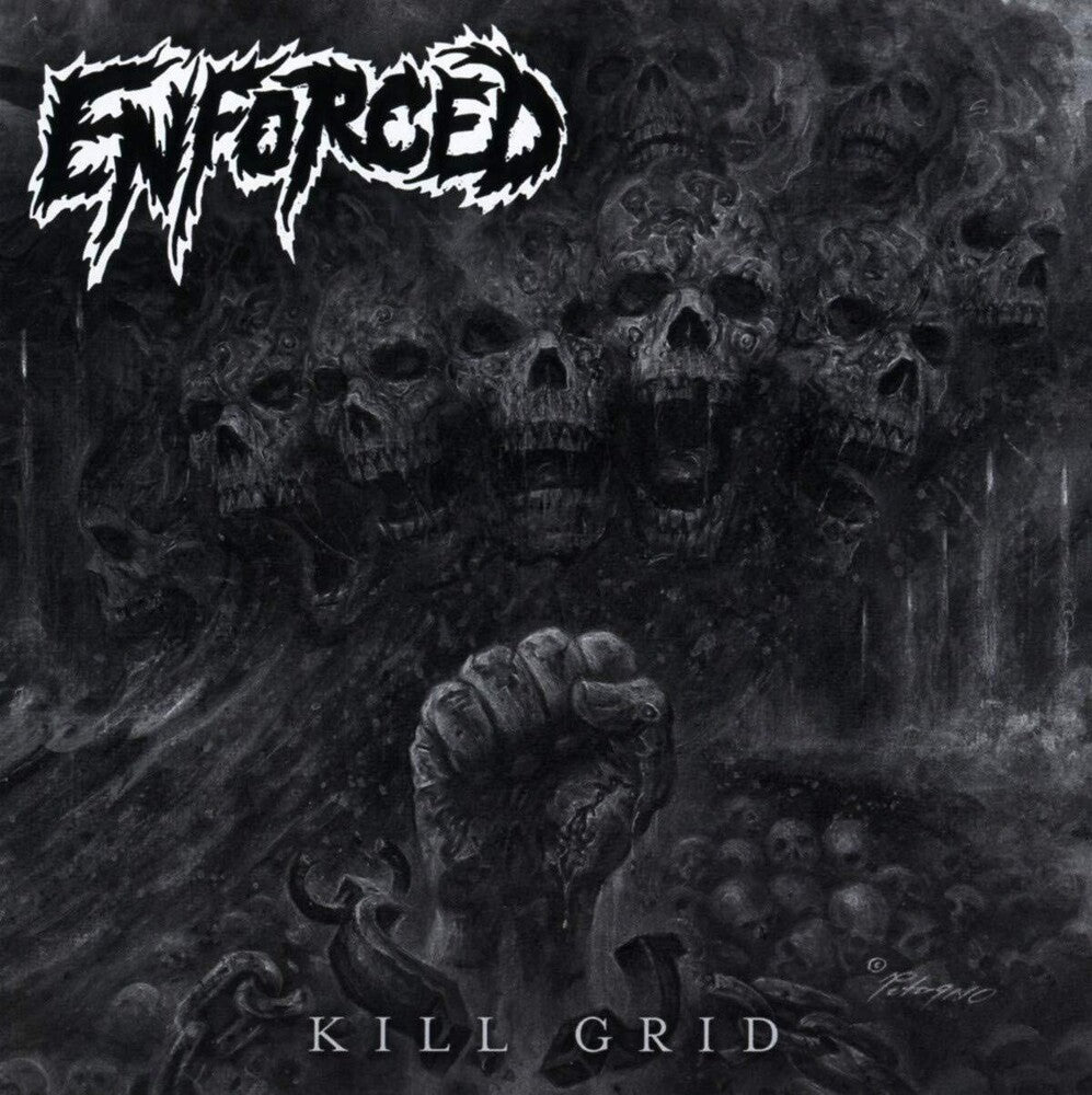 the album cover for Enforced - Kill Grid